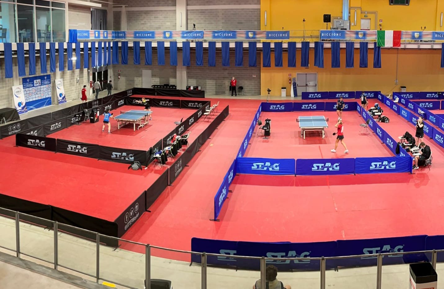 Panoramica tavoli per Coppa Italia 2021