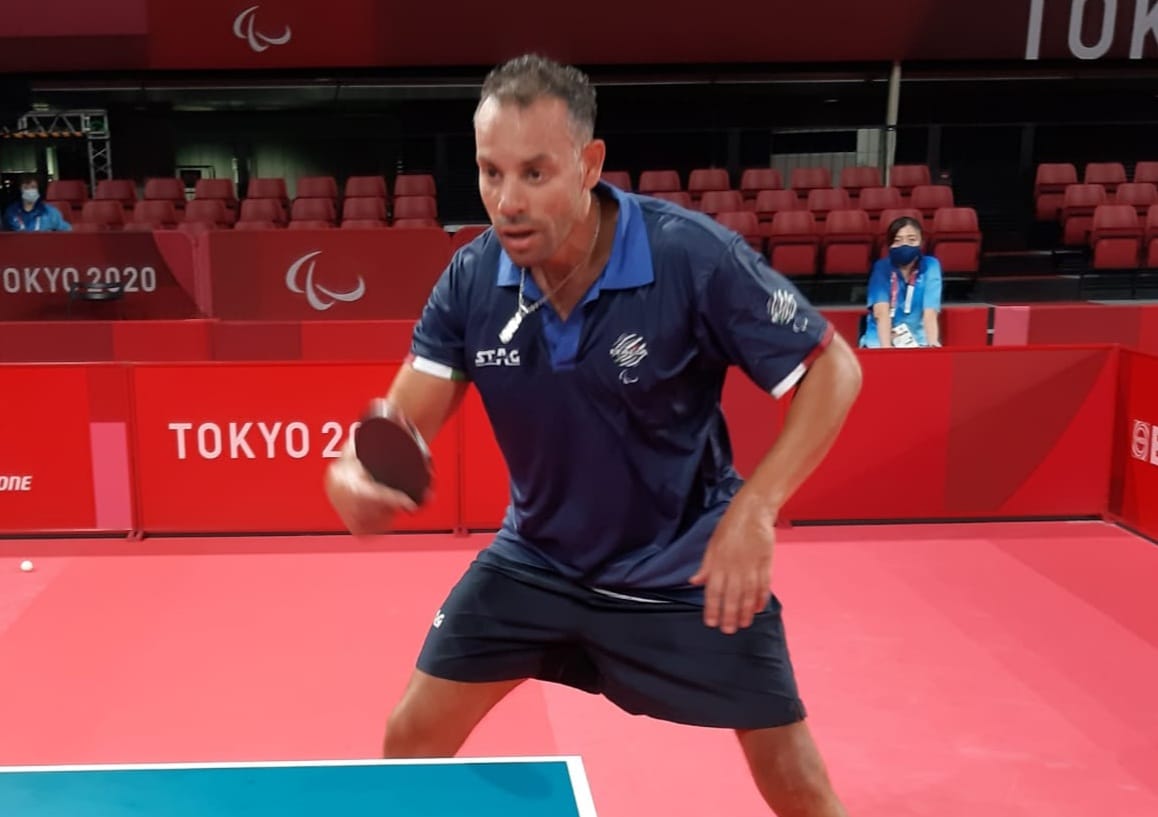 Paraimpiadi di Tokyo 2020 Amine Kalem in azione