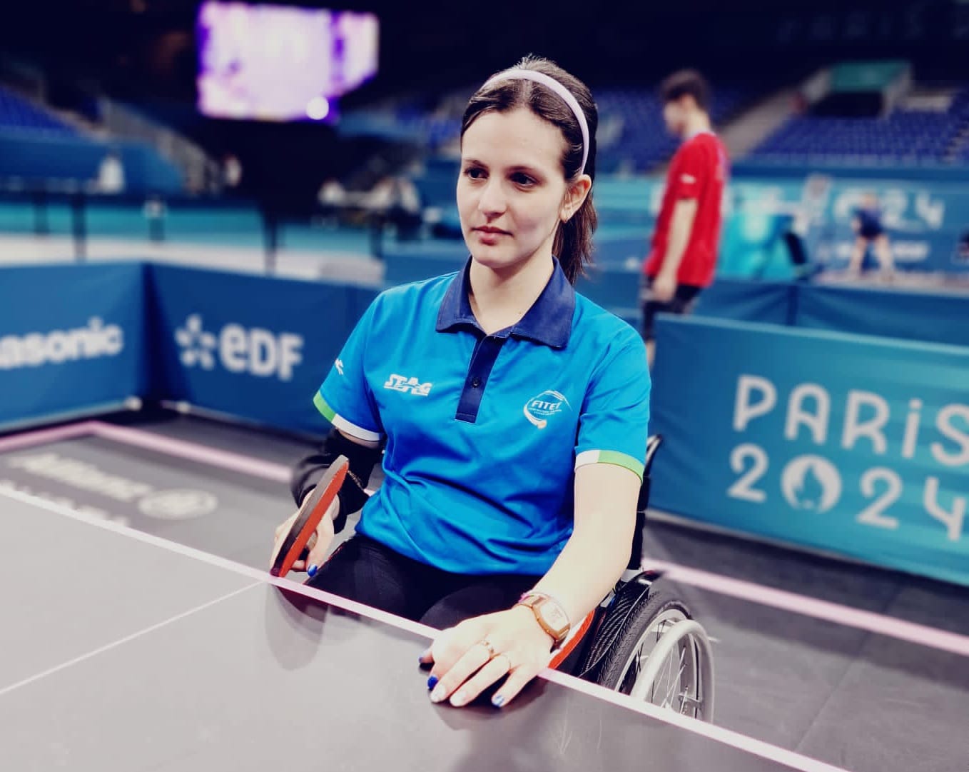 Paralimpiadi di Parigi 2024 Carlotta Ragazzini in allenamento