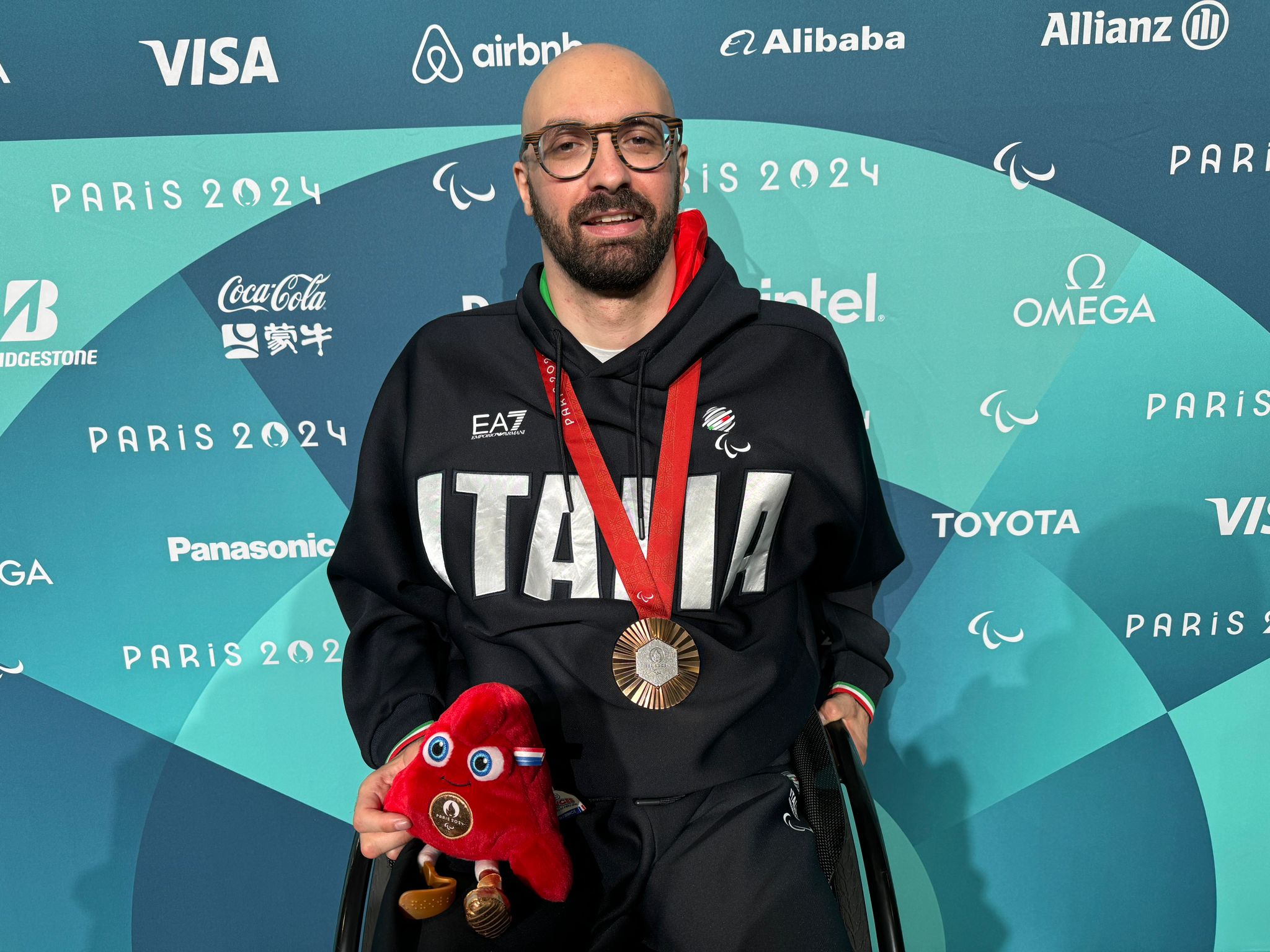 Paralimpiadi di Parigi 2024 Federico Falco medaglia di bronzo