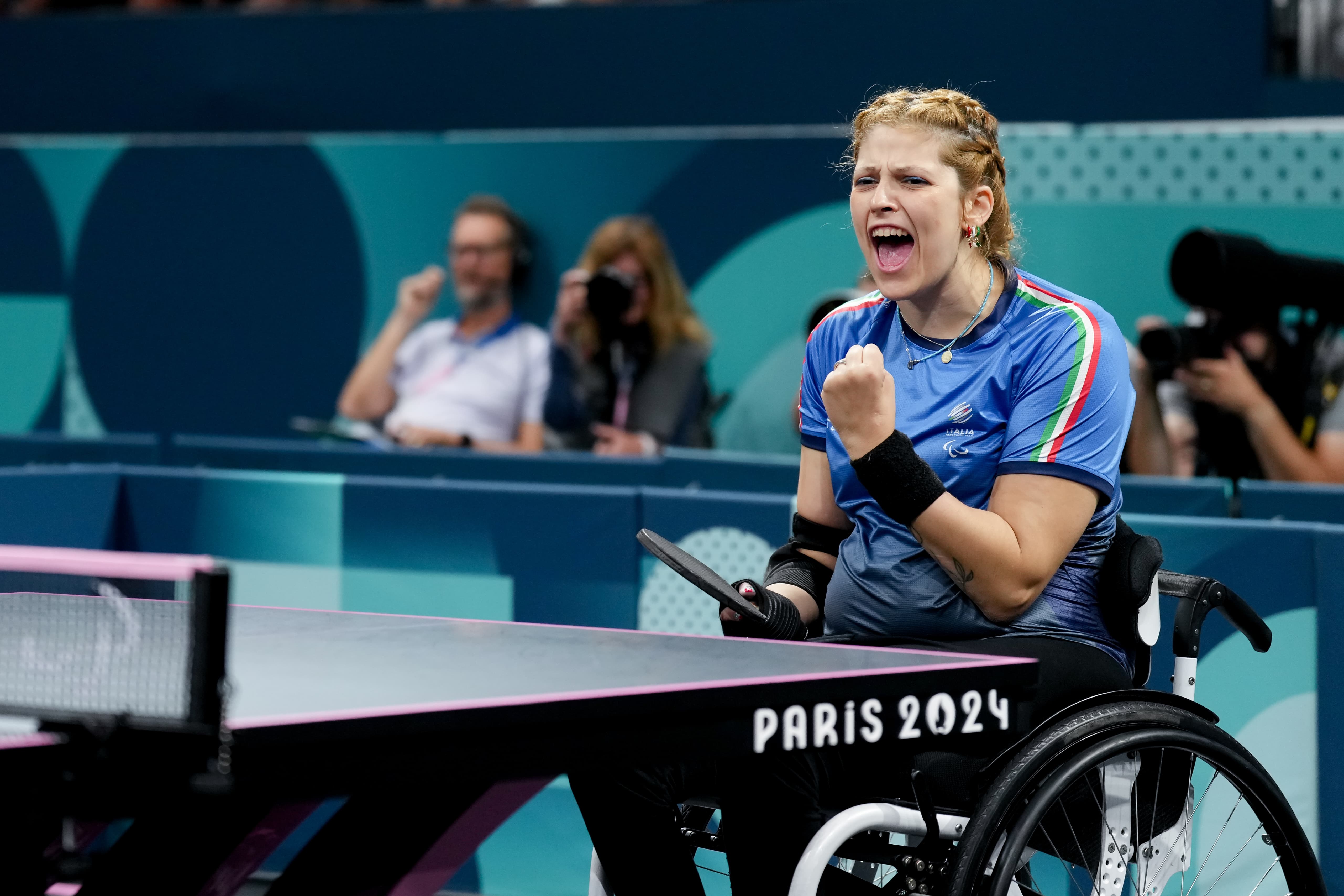 Paralimpiadi di Parigi 2024 Giada Rossi esulta