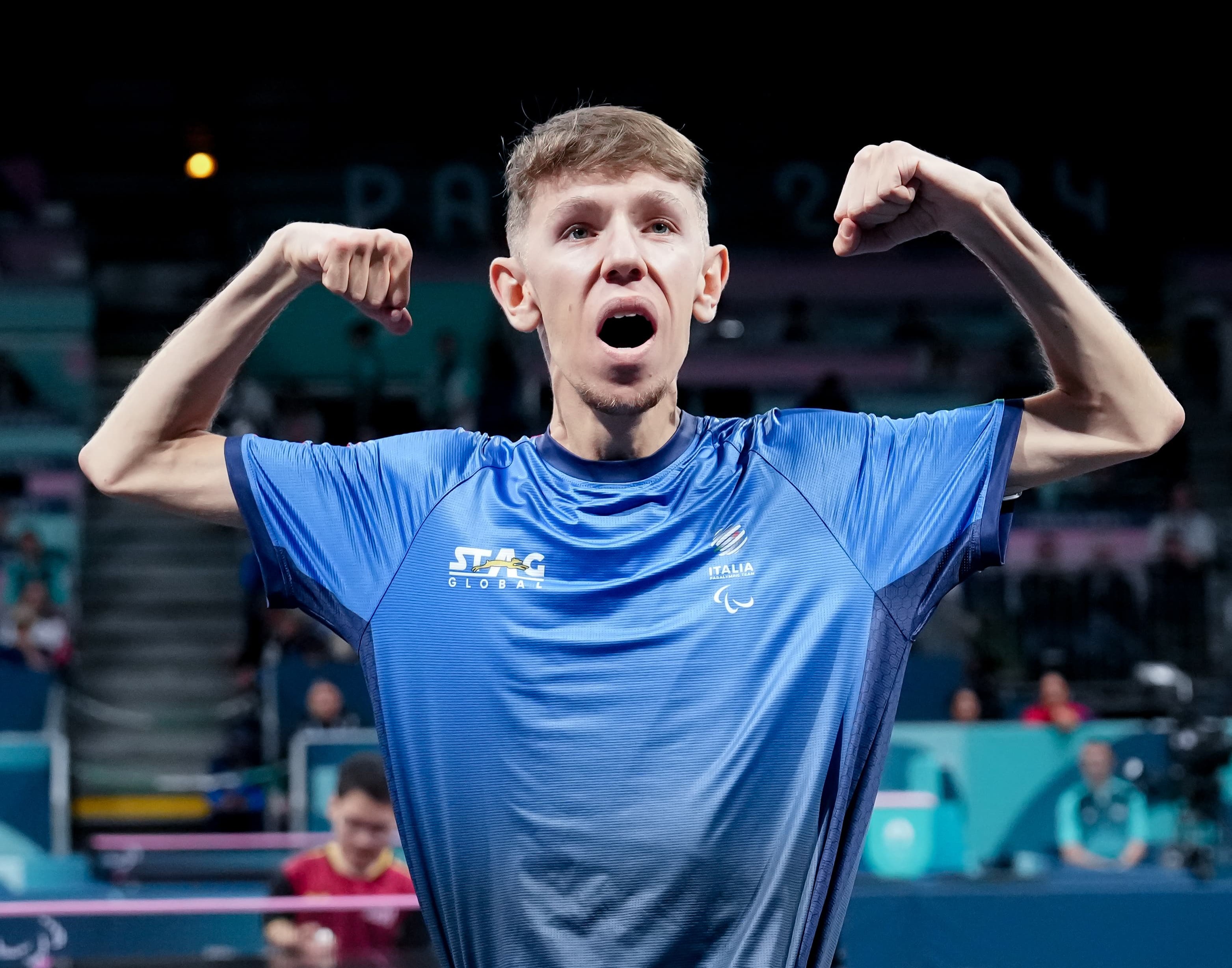 Paralimpiadi di Parigi 2024 Matteo Parenzan mostra i muscoli