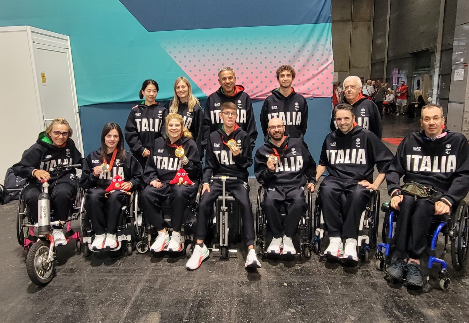 Paralimpiadi di Parigi 2024 Nazionale azzurra con le medaglie