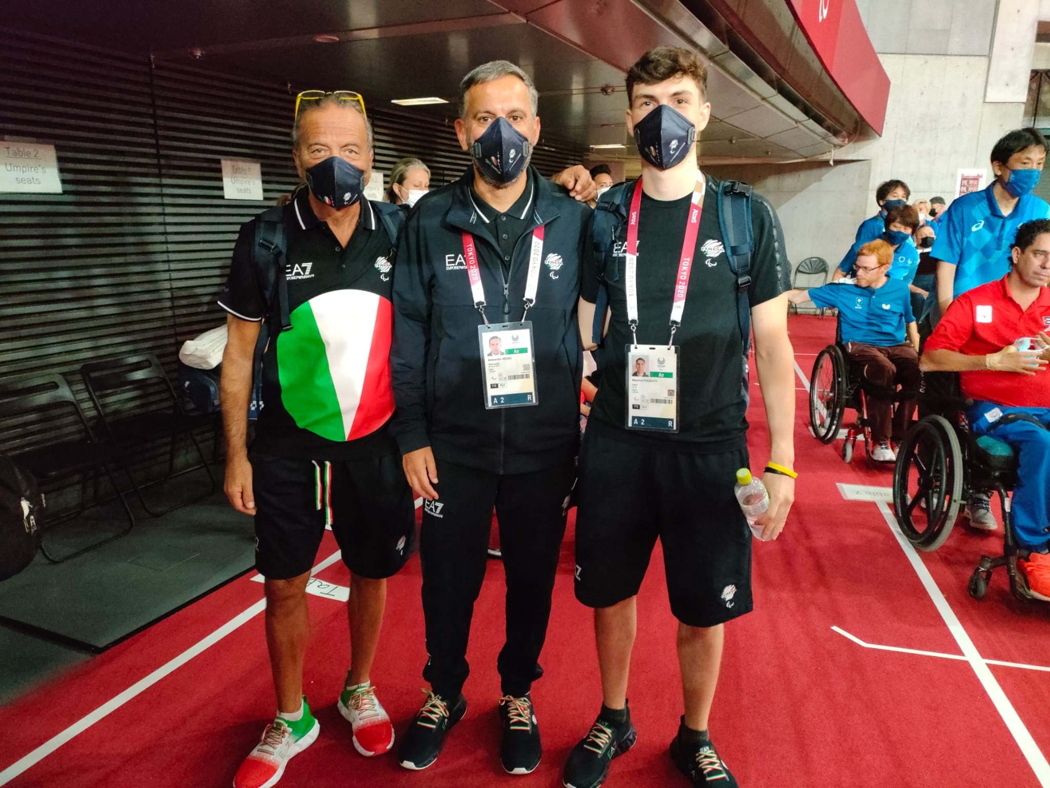 Paralimpiadi di Tokyo 2020 Donato Gallo Alessandro Arcigli e Massimo Pischiutti