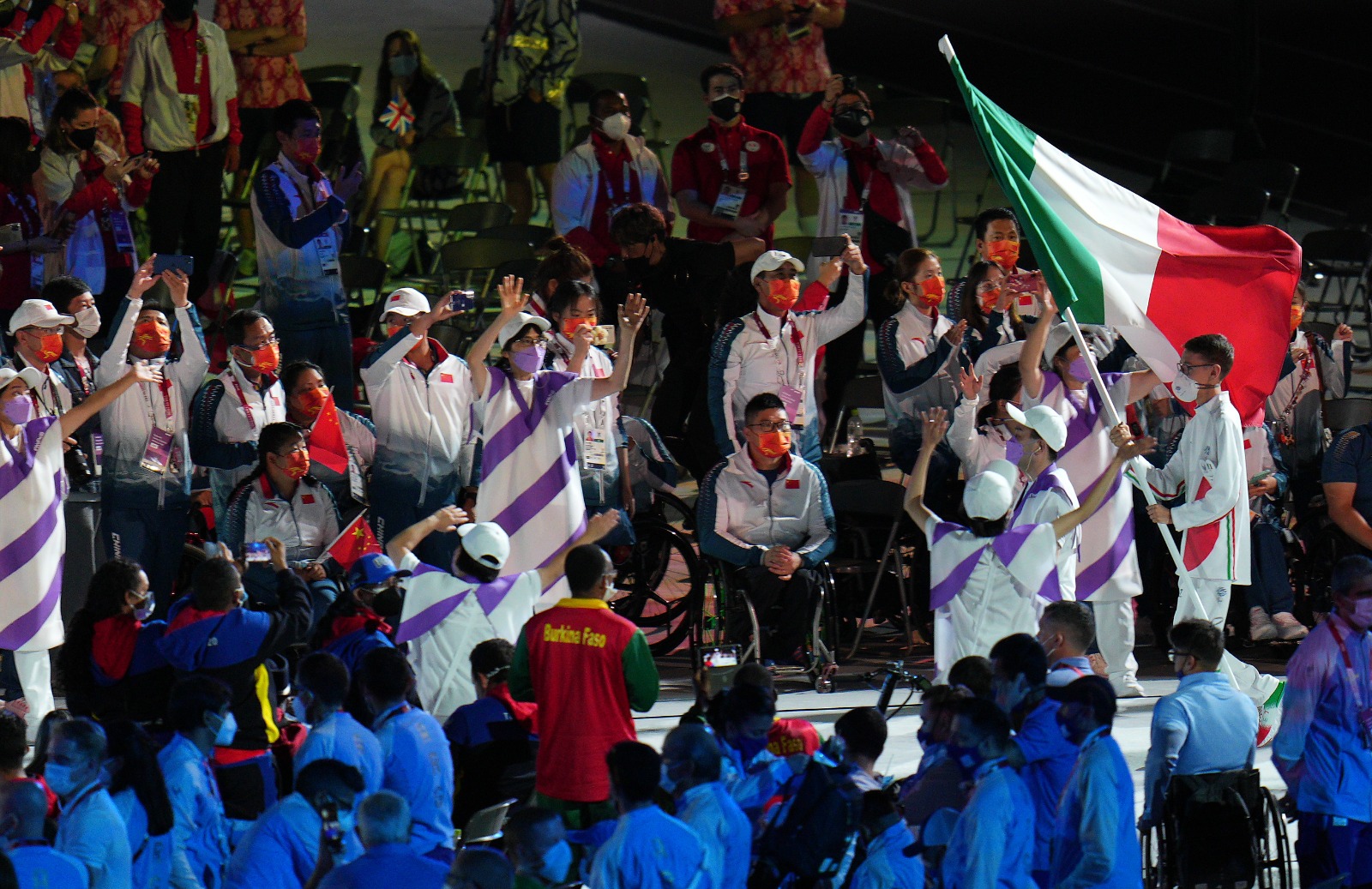 Paralimpiadi di Tokyo 2020 Matteo Parenzan portabandiera