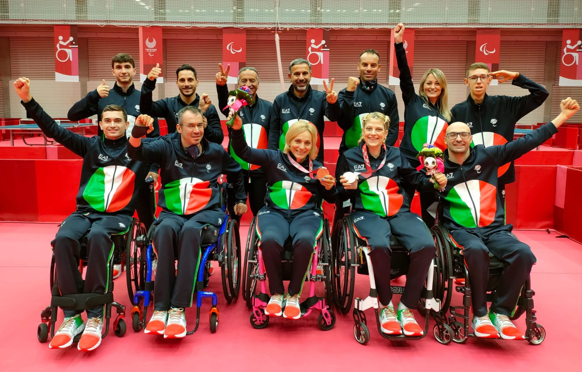 Paralimpiadi di Tokyo 2020 la Nazionale azzurra festeggia il bronzo di Michela Brunelli e Giada Rossi