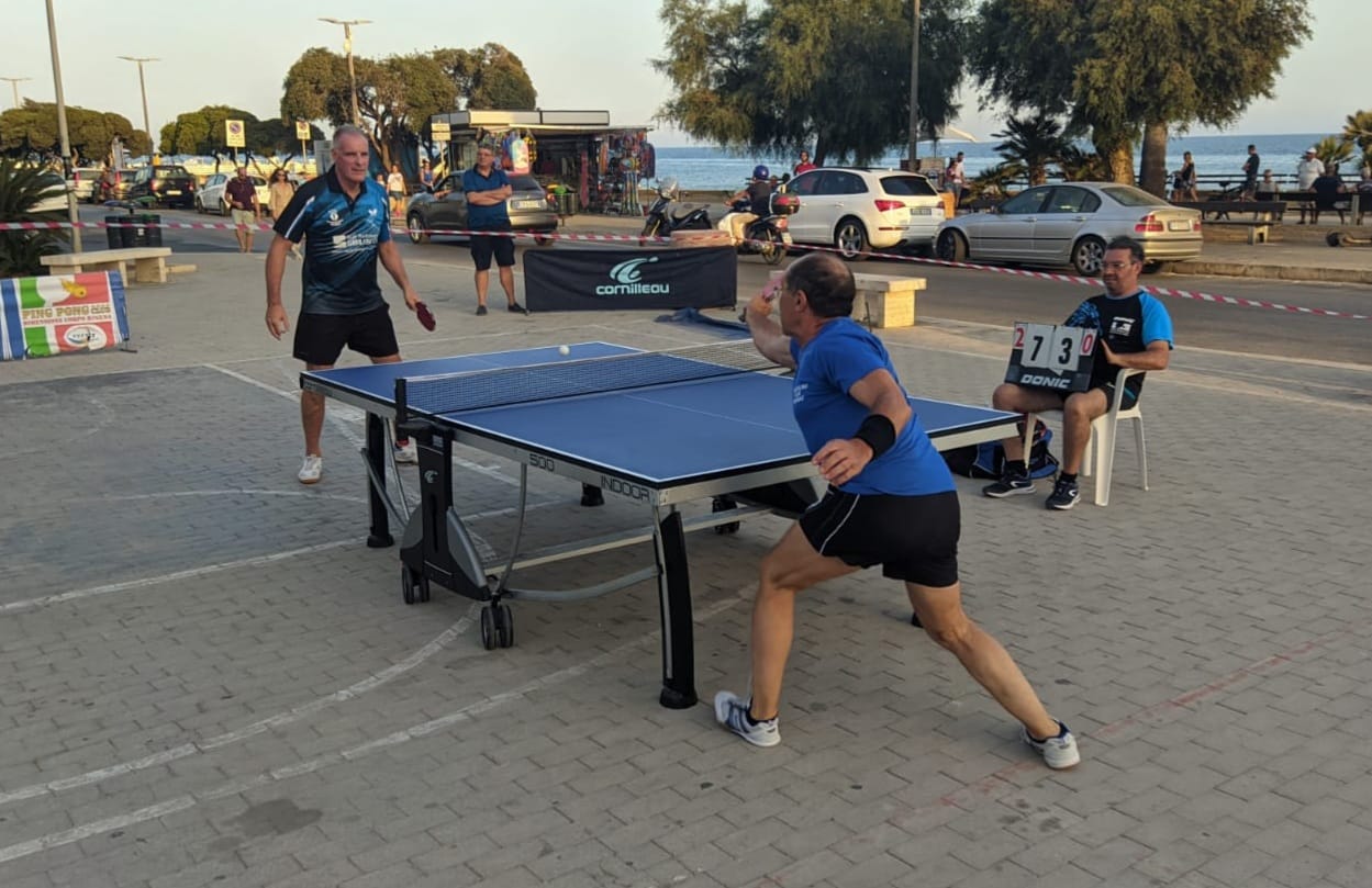 Ping Pong Tour Open Air nelle piazze di Sicilia prima tappa 2021 a Marina di Ragusa 2