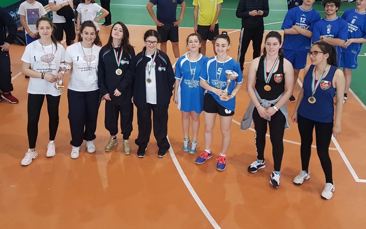 Podio Allieve Campionati Studenteschi Abruzzo 2019