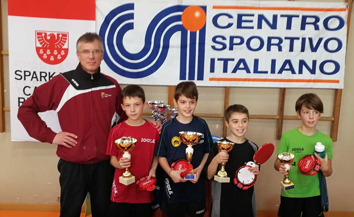 Podio Giovanissimi al Trofeo A. Marchetti 2017