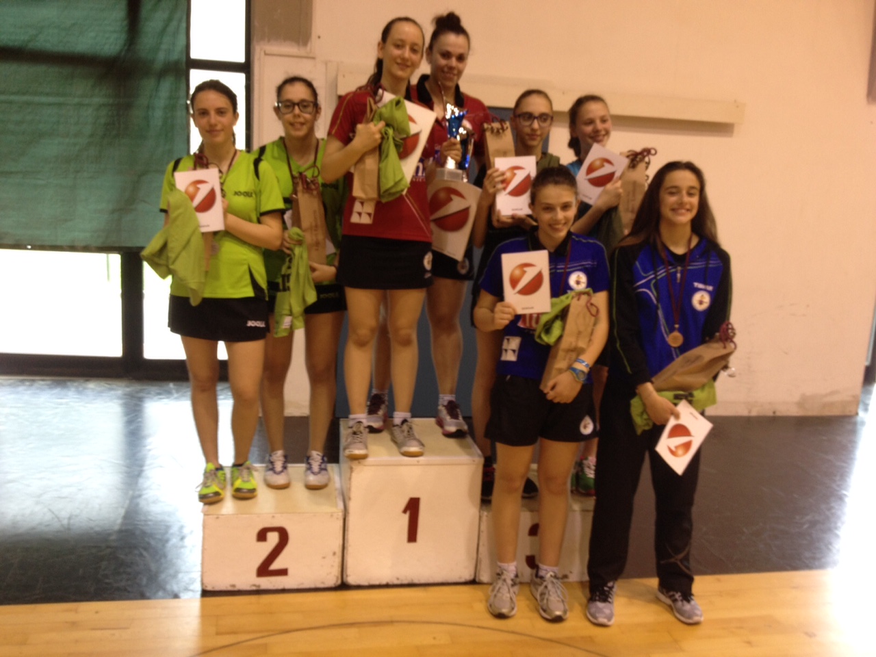 Podio Livorno doppio femminile