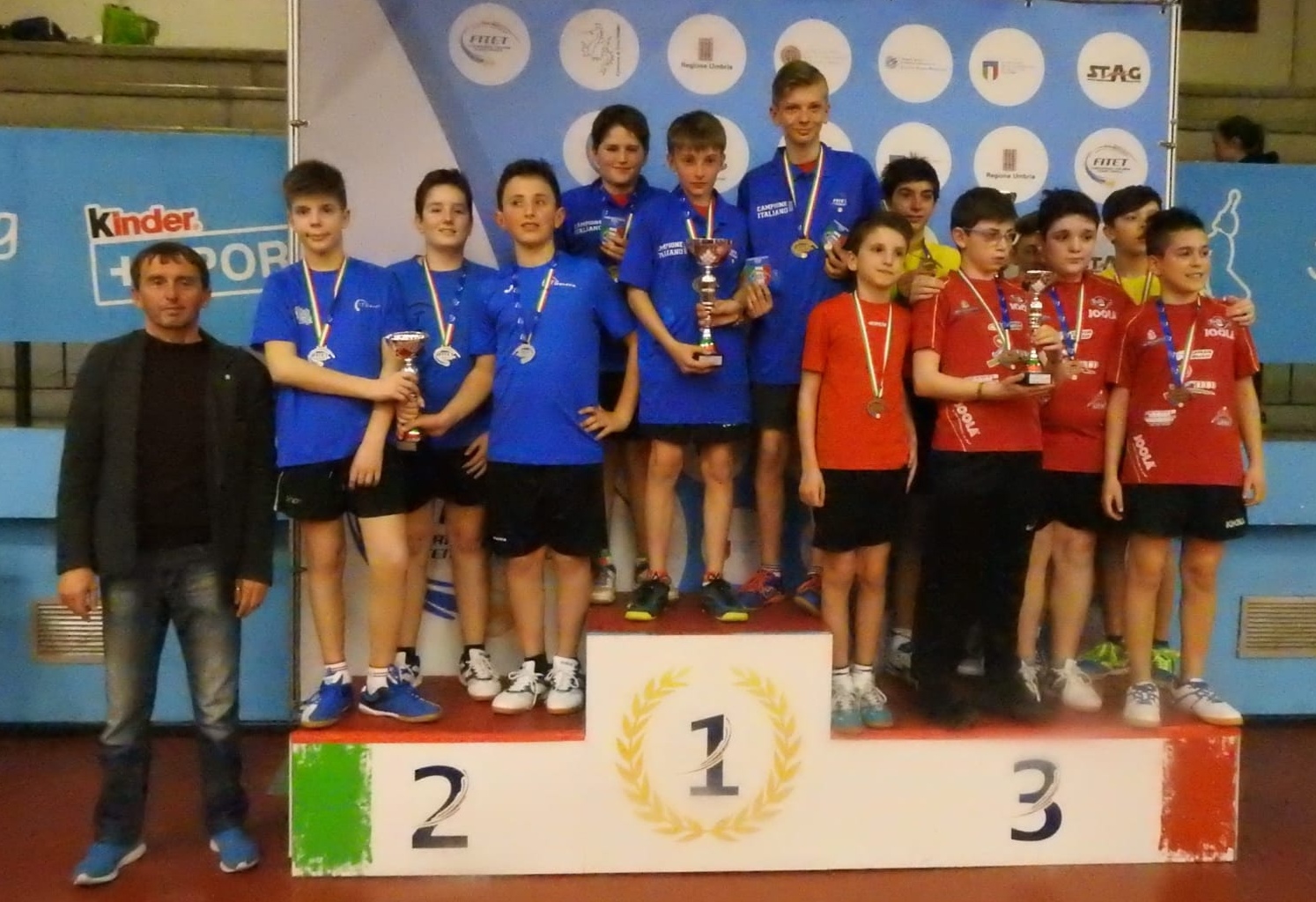 Podio Ragazzi Campionati Italiani giovanili a squadre 2019
