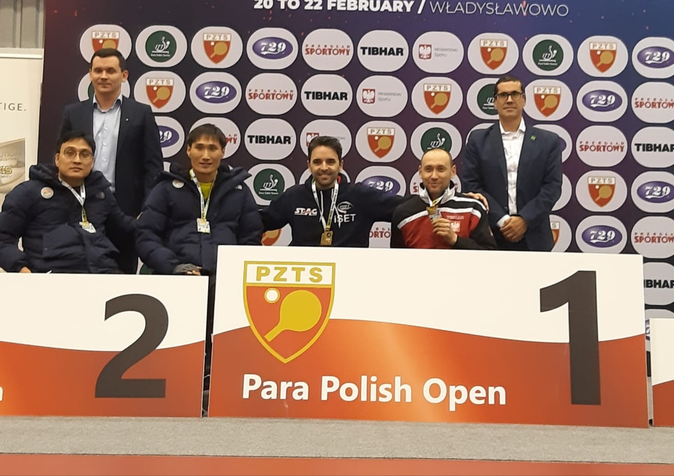 Podio a squadre classe 1 2 maschile Open di Polonia paralimpico 2020