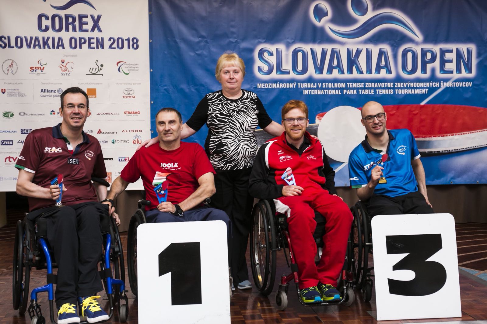 Podio classe 1 Open di Slovacchia 2018