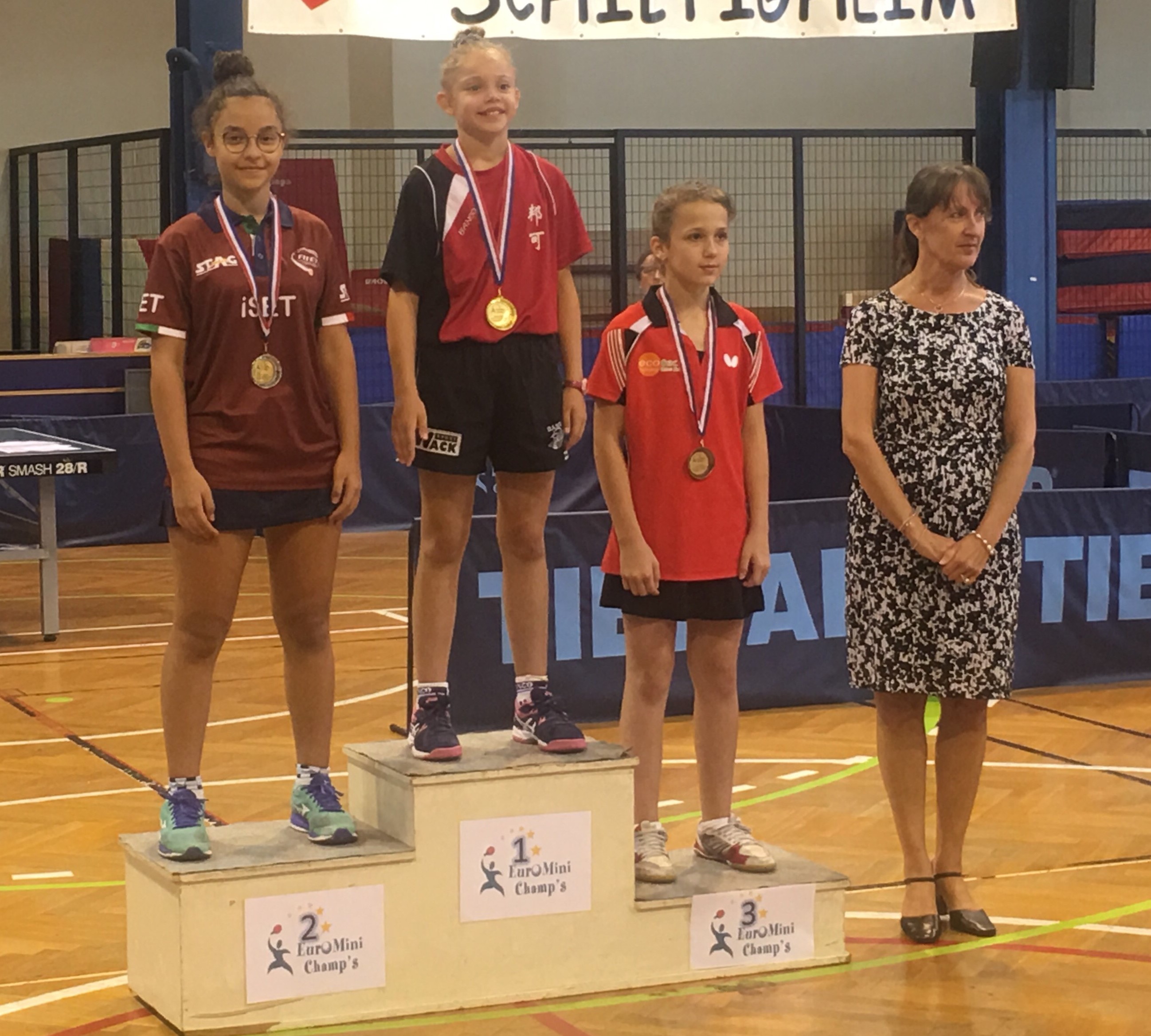 Podio consolation Giulia Palmisano seconda
