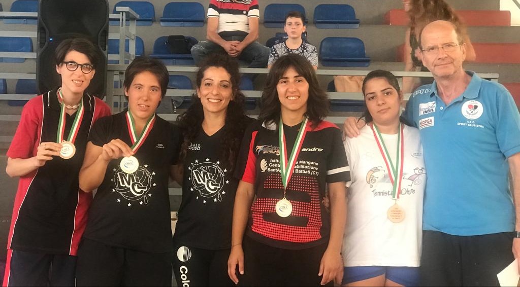 Podio di classe 11 femminile Santa Venerina settembre 2019