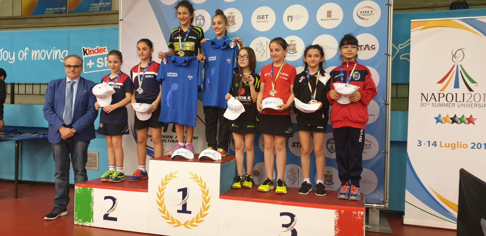Podio doppio Giovanissime Terni 2019