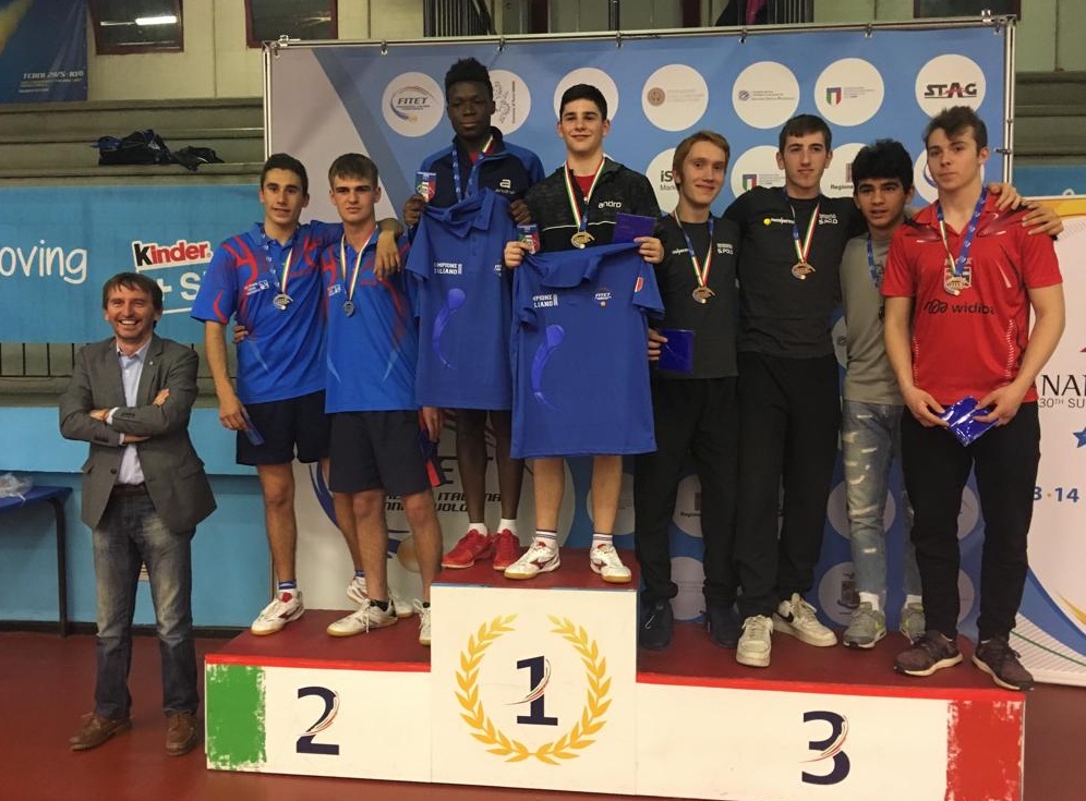 Podio doppio Juniores maschile Terni 2019