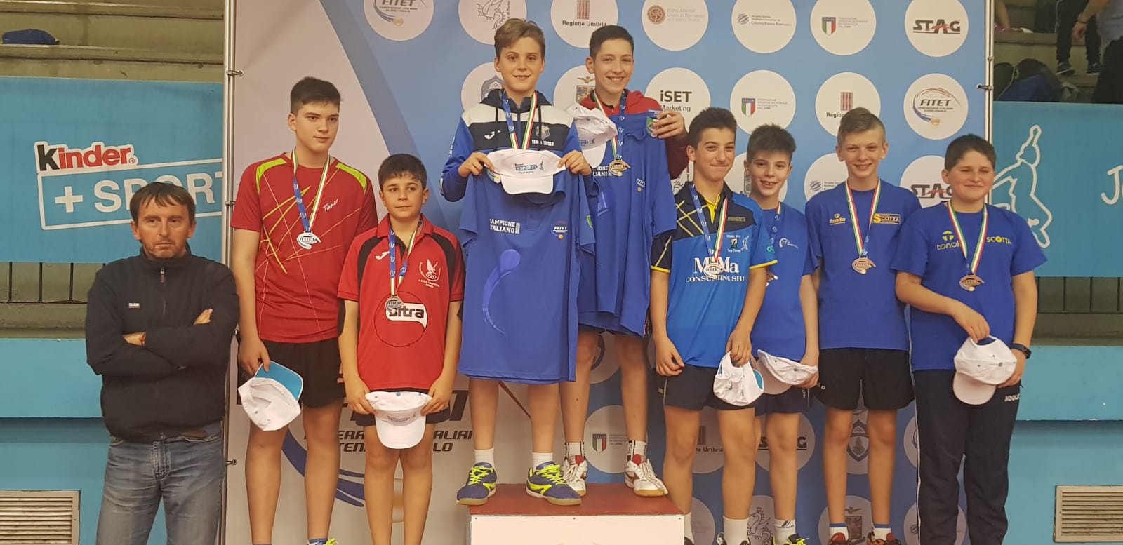 Podio doppio Ragazzi Terni 2019