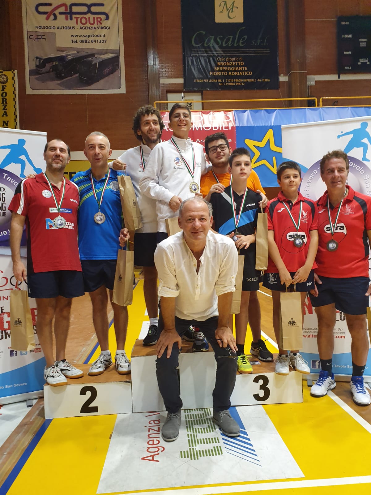 Podio doppio di quarta categoria San Severo ottobre 2019