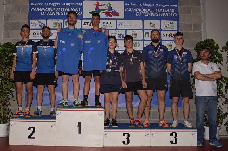 Podio doppio maschile di terza categoria Riccione 2019