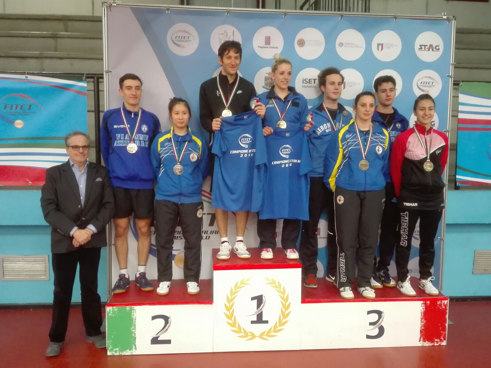 Podio doppio misto Assoluto Terni 2018