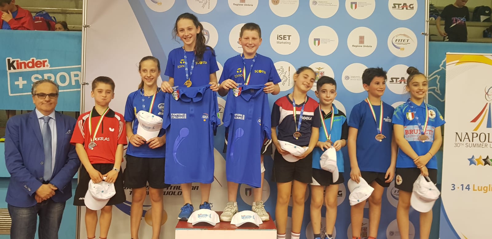 Podio doppio misto Giovanissimi Terni 2019