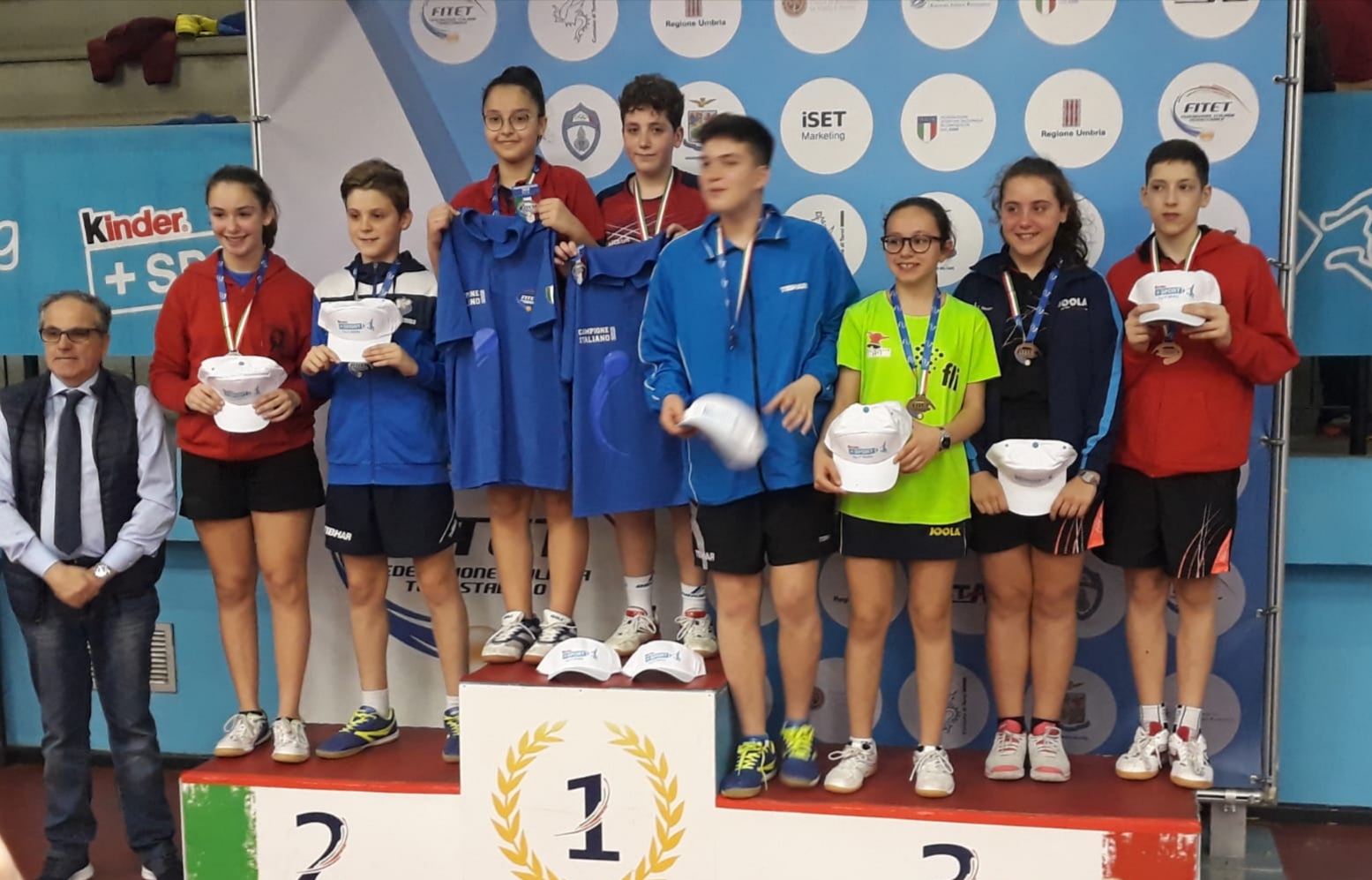 Podio doppio misto Ragazzi Terni 2019