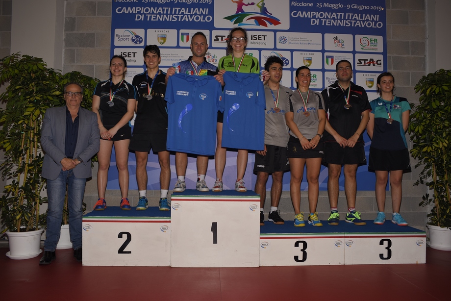 Podio doppio misto di terza categoria Riccione 2019
