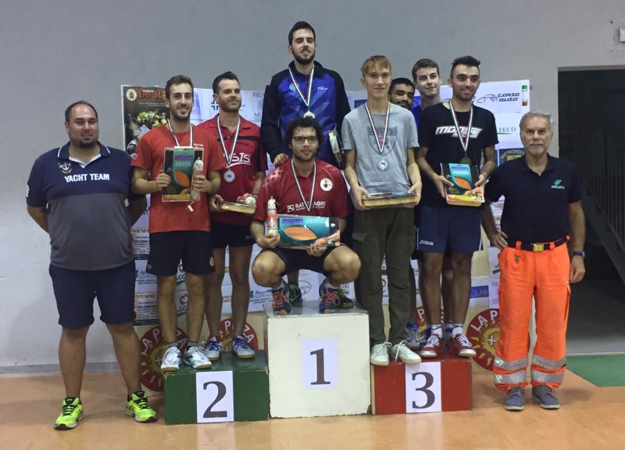 Podio doppio torneo di quarta di Cortemaggiore ottobre 2018