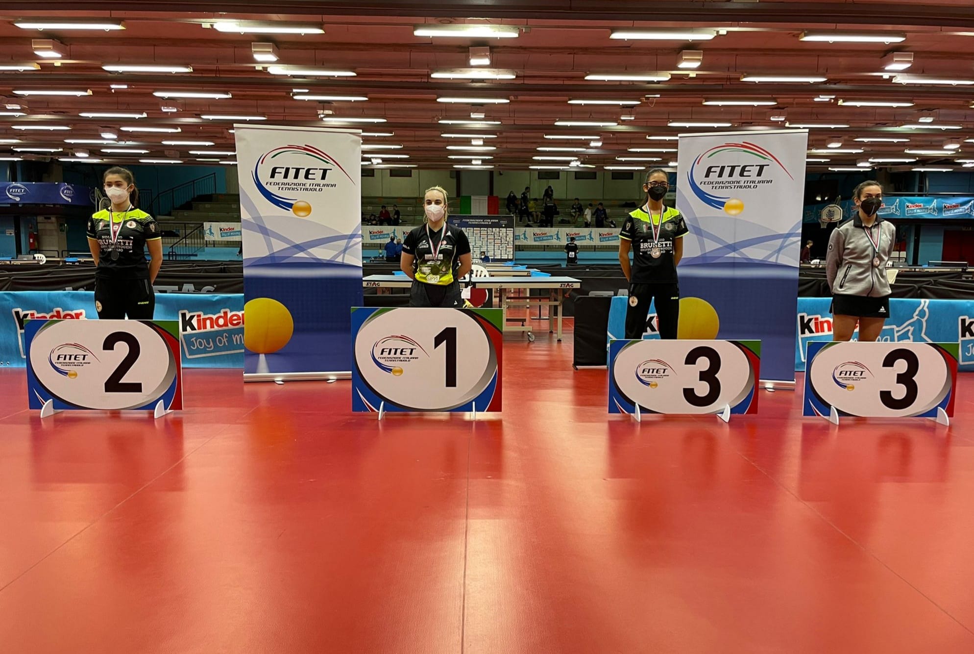 Podio femminile Under 21 torneo nazionale giovanile di Terni 25 28 febbraio 2022
