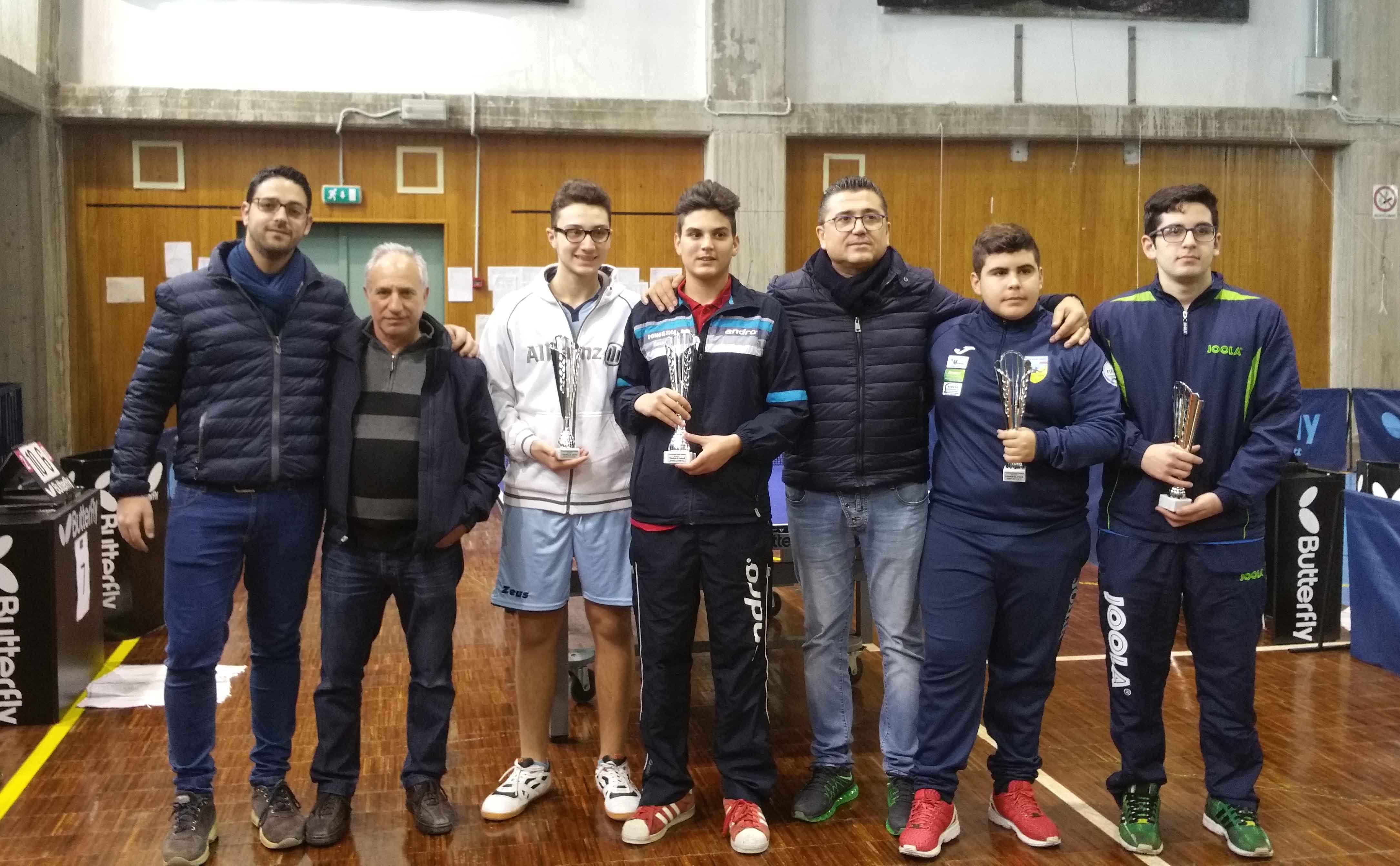 Podio juniores maschile Canicattini ok