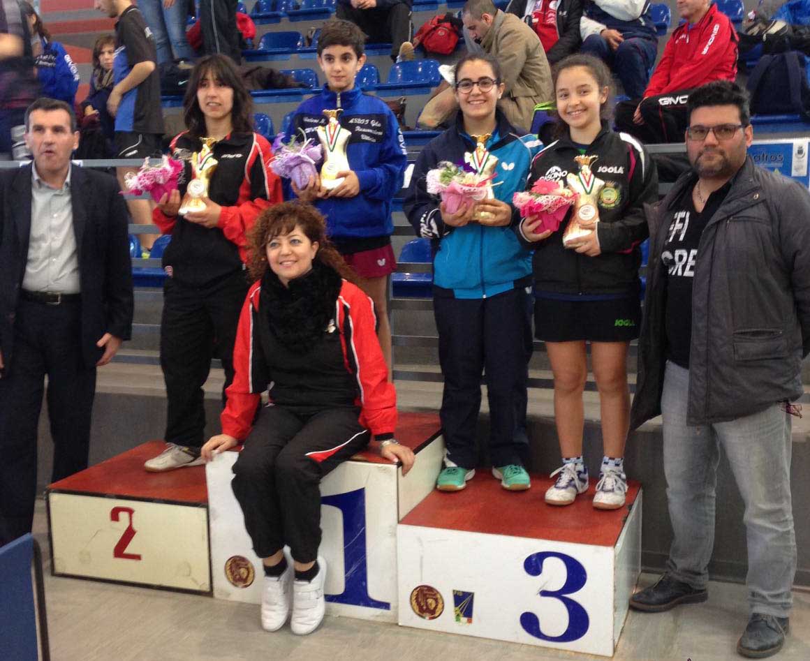 Podio quinta categoria femminile