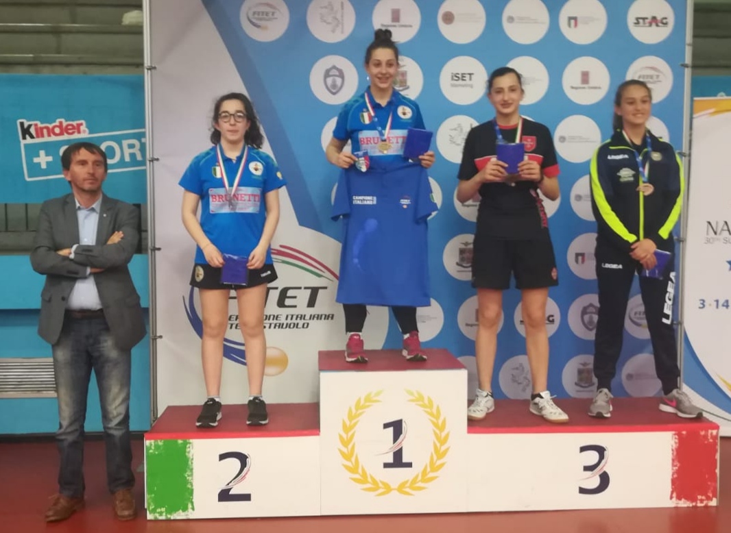 Podio singolare Allieve Terni 2019