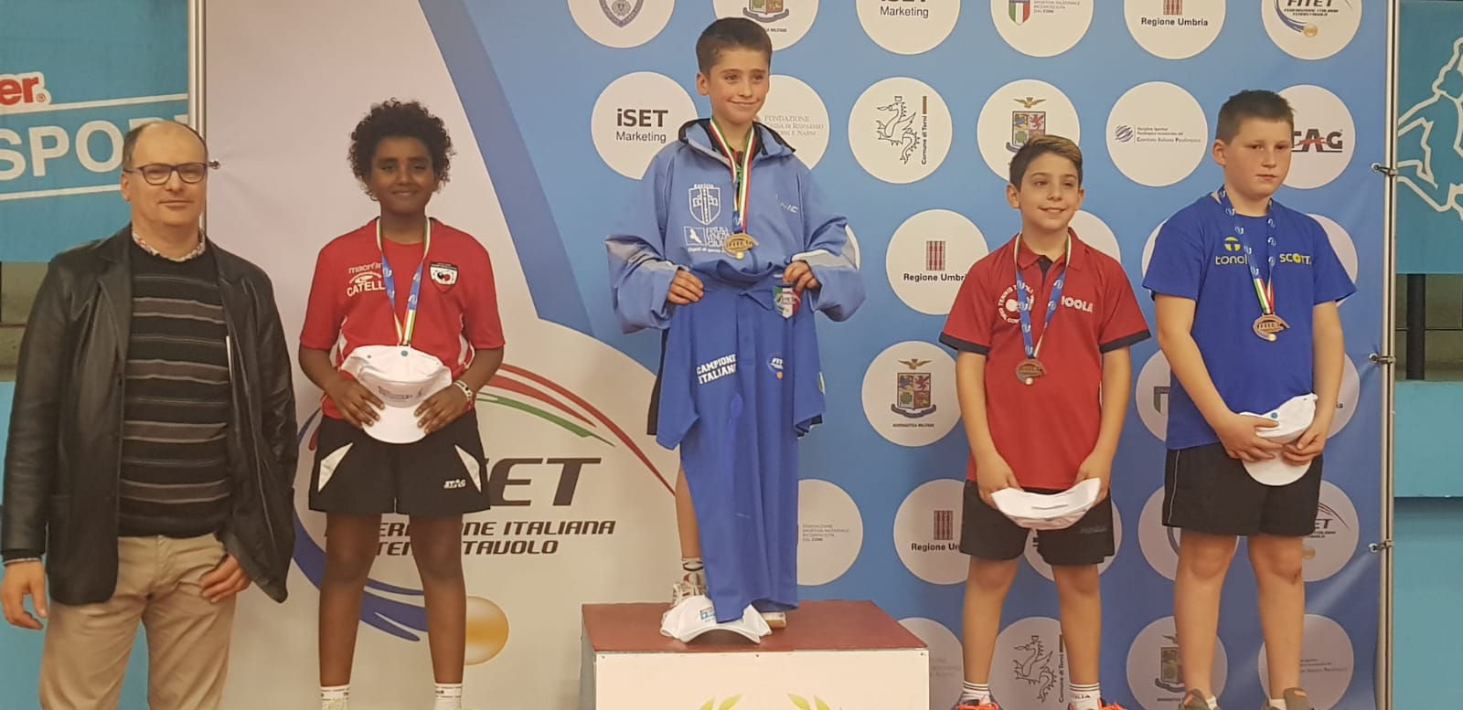 Podio singolare Giovanissimi Terni 2019