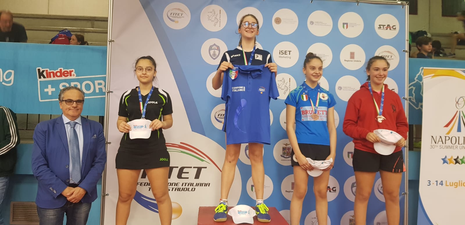 Podio singolare Ragazze Terni 2019