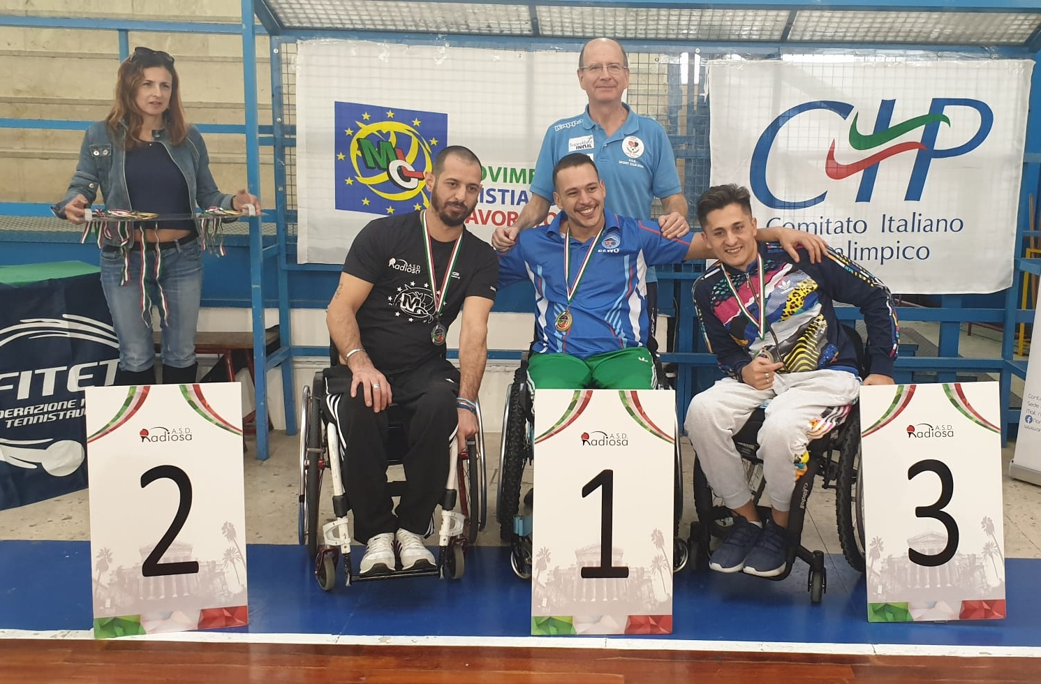 Podio singolare di classe 3 5 torneo regionale di Palermo novembre 2019