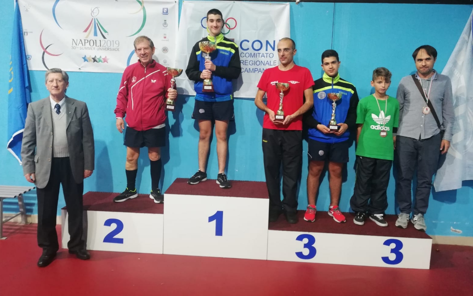 Podio singolare di quinta categoria San Nicola La Strada ottobre 2019