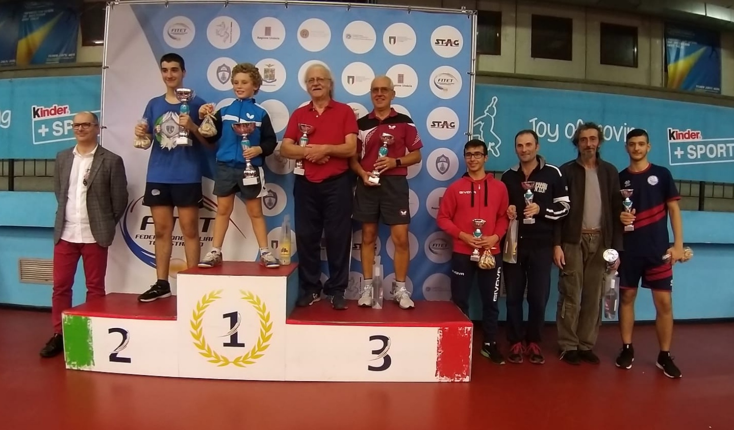 Podio singolare di quinta categoria Terni novembre 2019