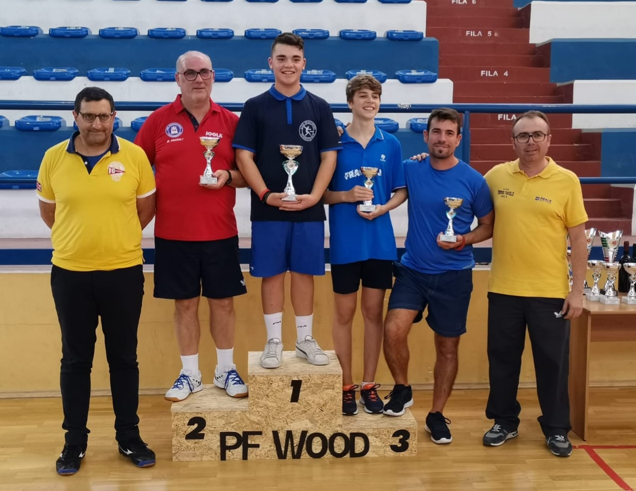 Podio singolare di sesta categoria Gela ottobre 2019