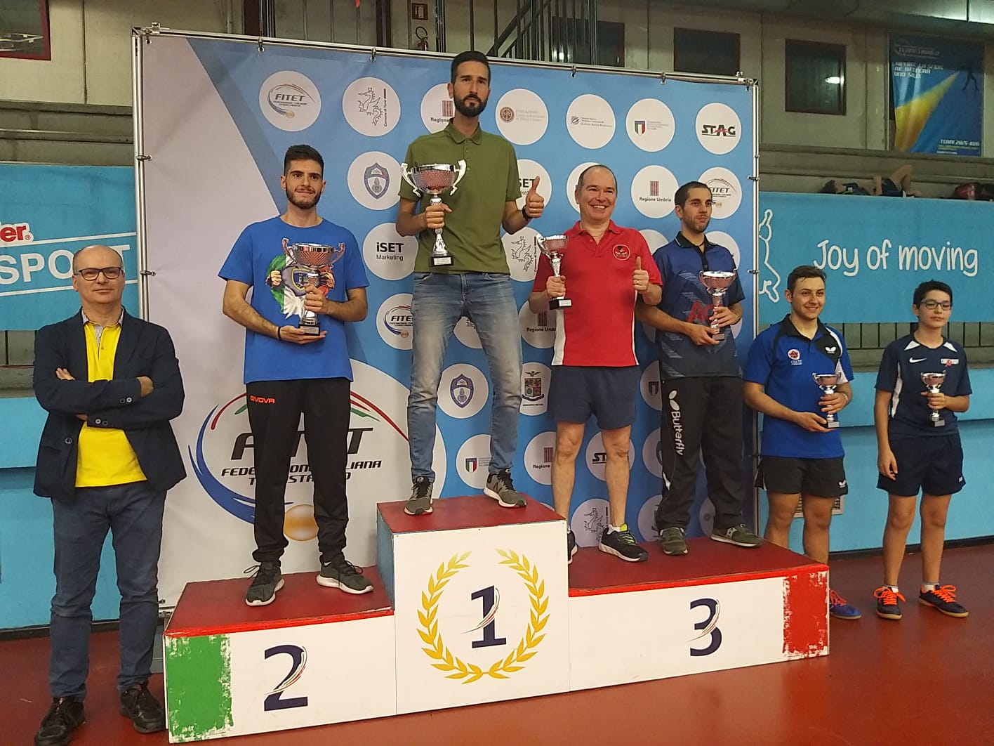 Podio singolare di terza categoria Terni ottobre 2019