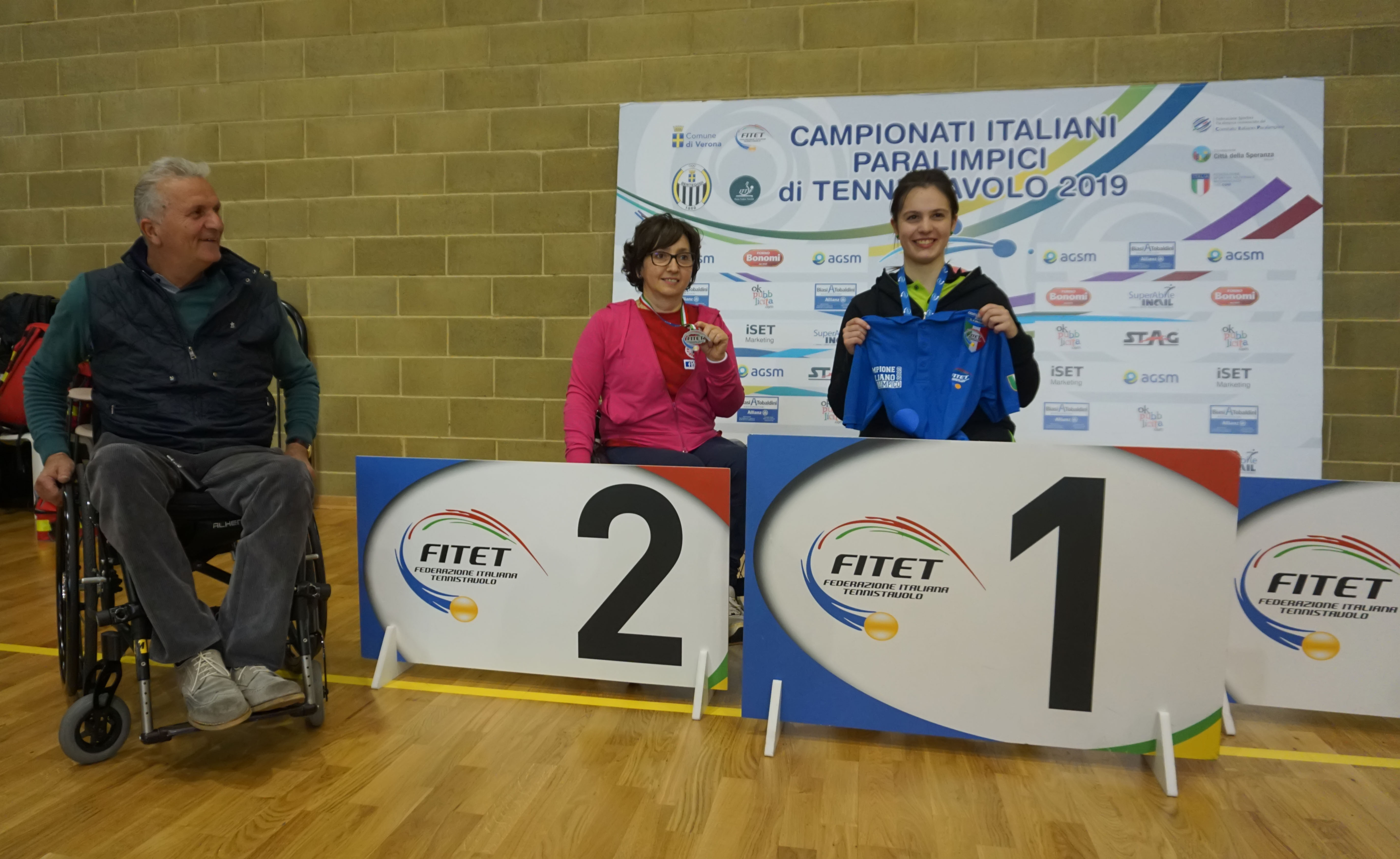 Podio singolare femminile Classe 4 Verona 2019