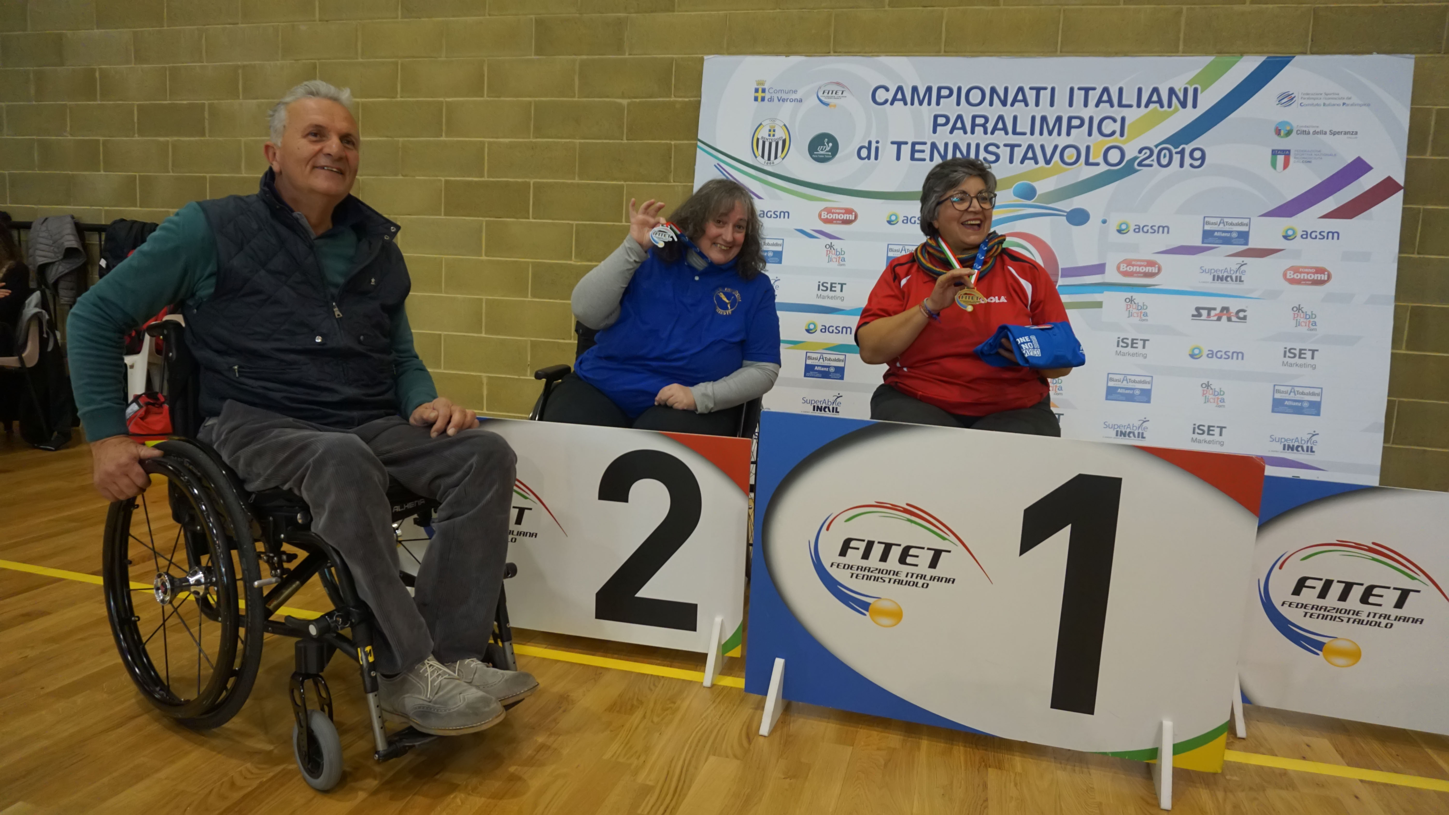 Podio singolare femminile Classe 5 Verona 2019