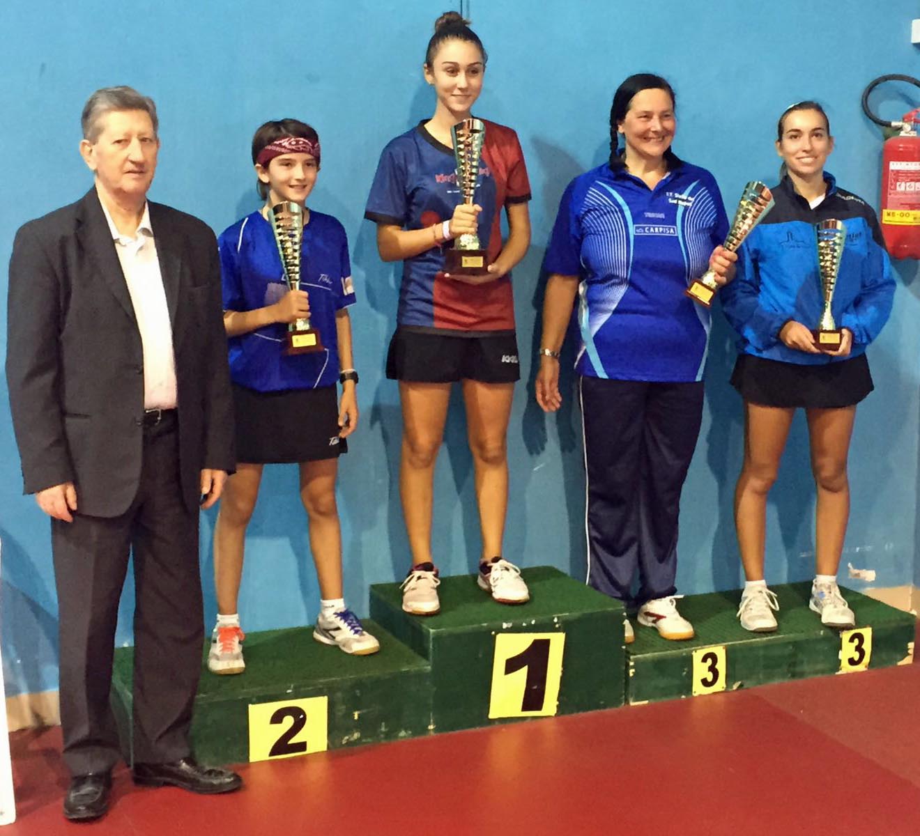 Podio singolare femminile San Nicola 2017