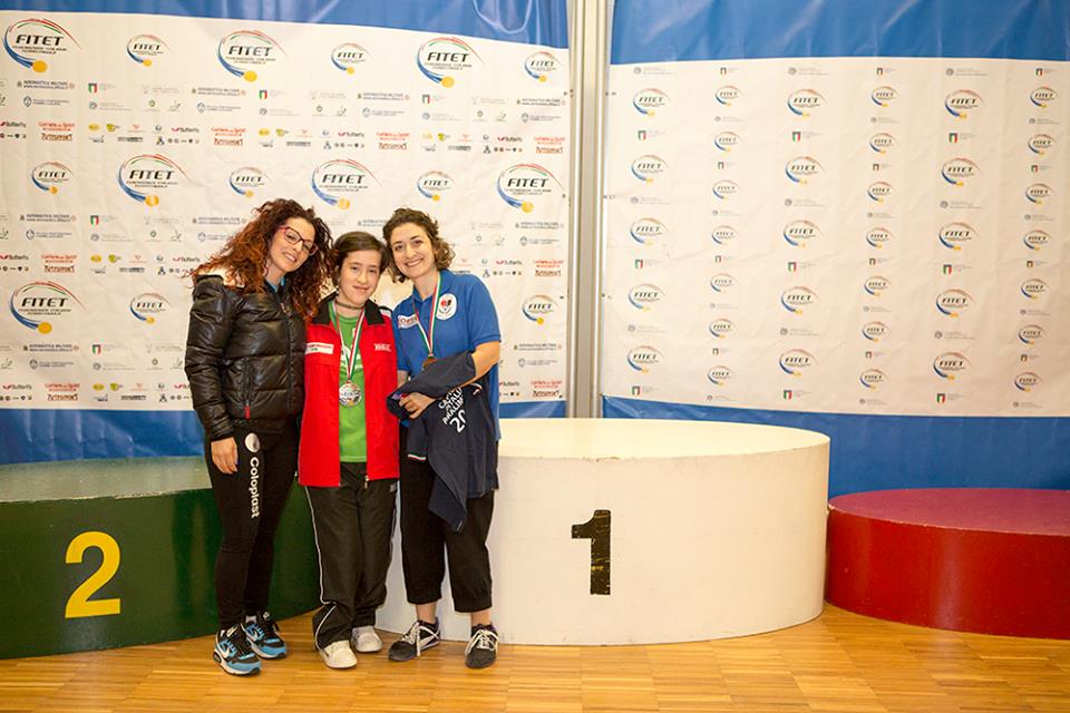 Podio singolare femminile di classe 7