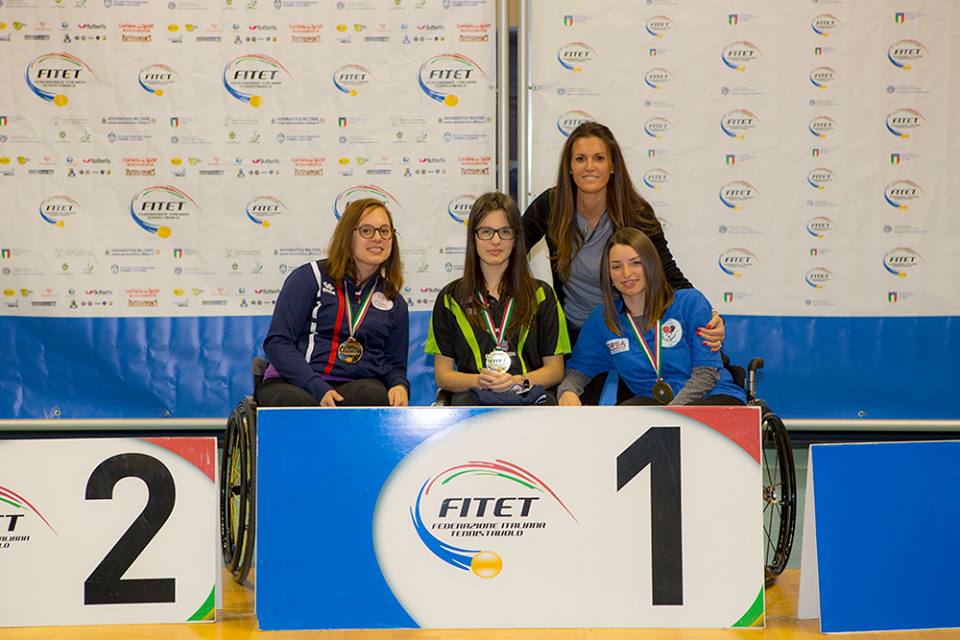 Podio singolare femminile esordienti 1 5