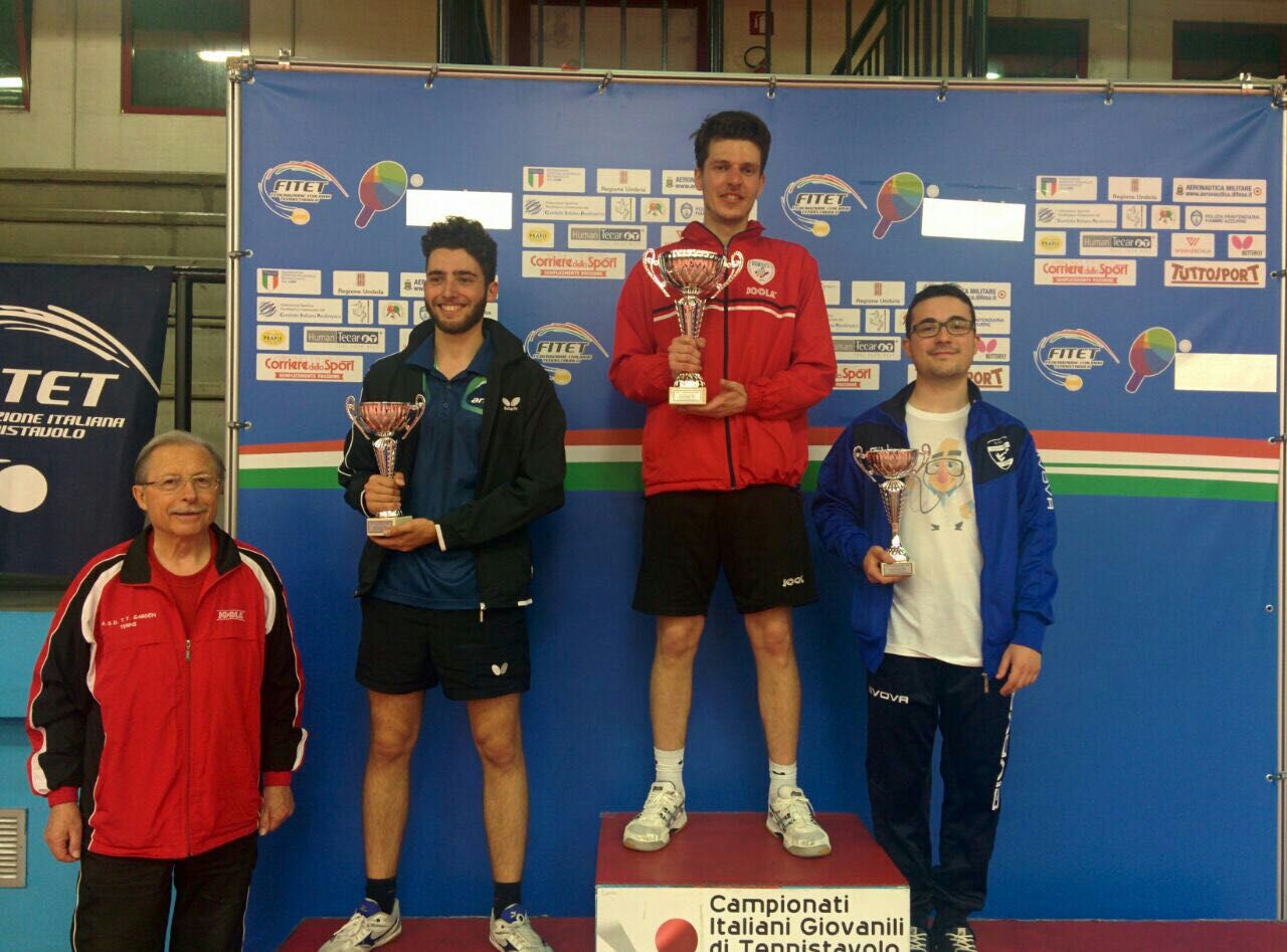 Podio singolare maschile Top 453 2000 Terni 2017