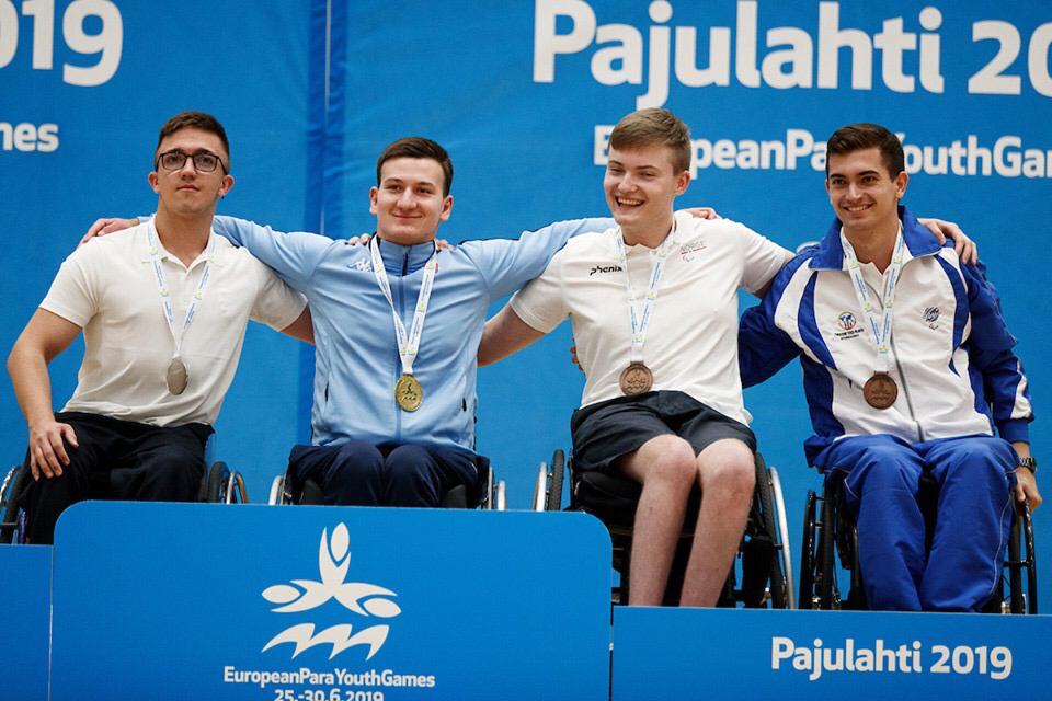 Podio singolare maschile di classe 3 5 EPYG Lahti 2019 Matteo Orsi bronzo