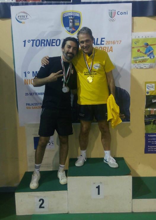 Podio singolare veterani regionali pugliesi 2017