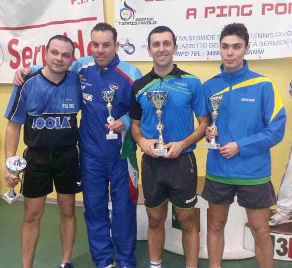 Podio torneo di Sermide