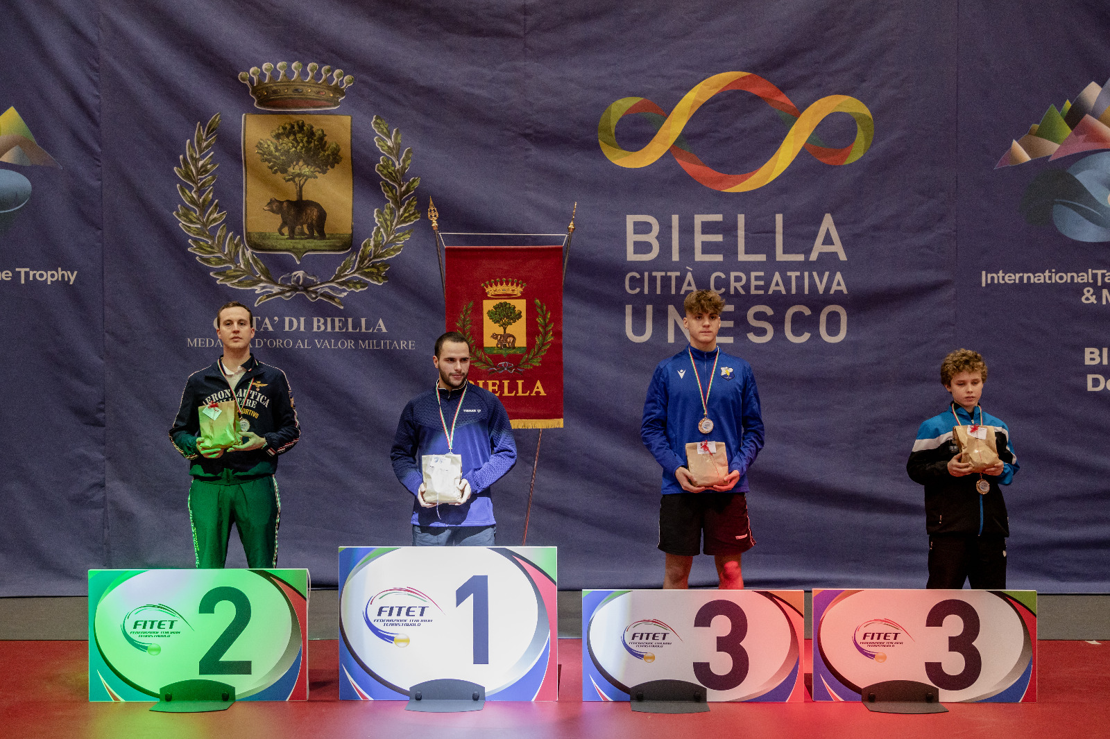 Podio torneo nazionale assoluto di Biella
